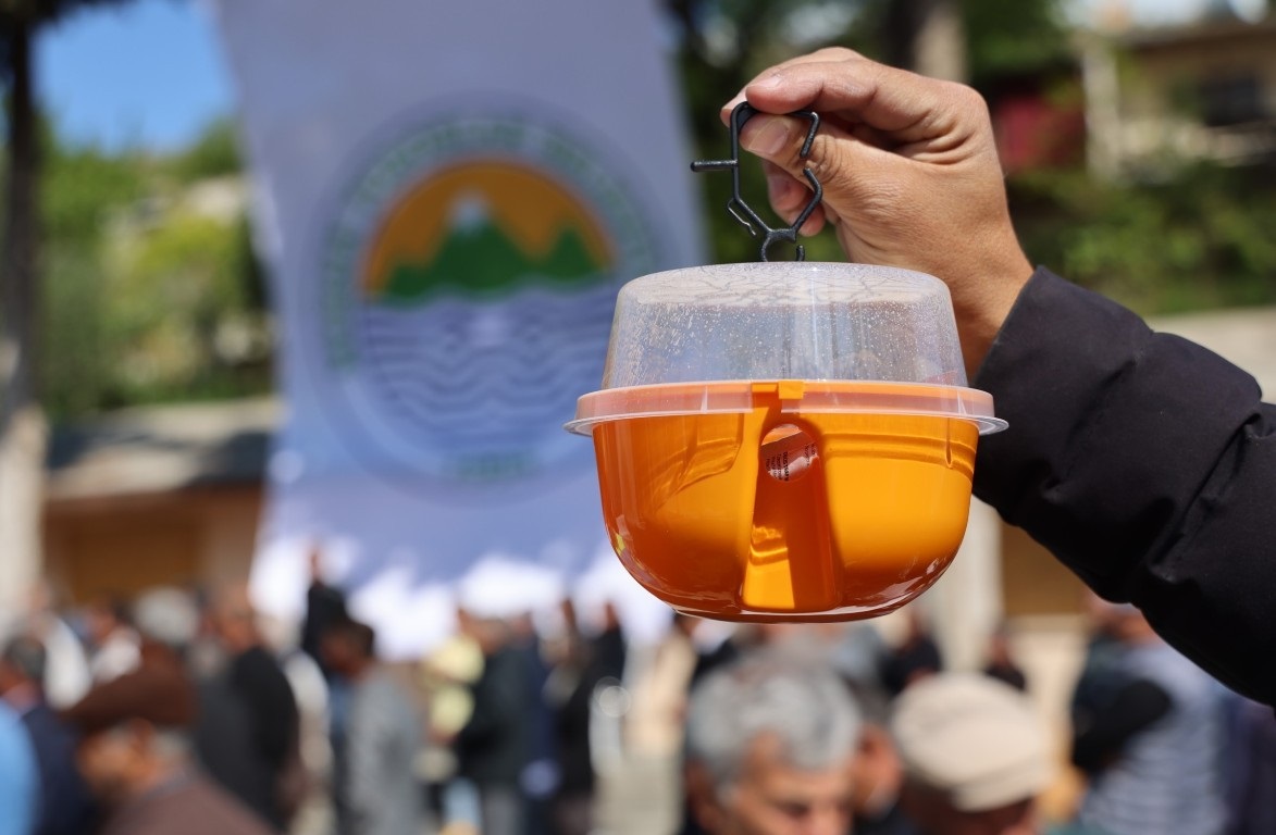 AKDENİZ MEYVE SİNEĞİNE KARŞI 120 BİN TUZAK DAĞITIMI