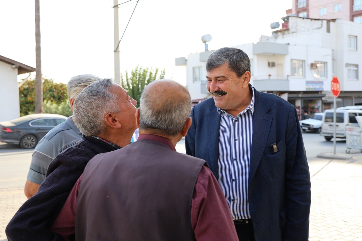 BAŞKAN ABDURRAHMAN YILDIZ, ÇAVUŞLU’DA ESNAF VE VATANDAŞLARLA BULUŞTU
