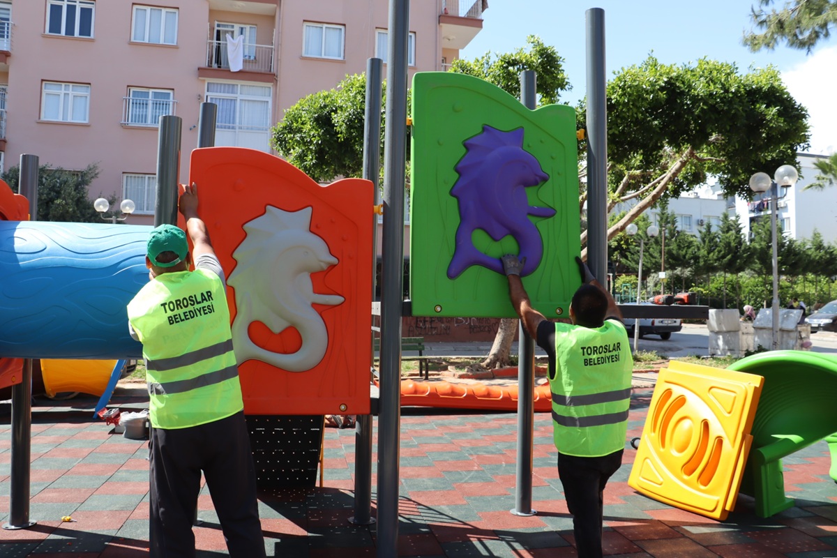 TOROSLAR’DA PARKLAR YENİLENİYOR, MAHALLELER DEĞER KAZANIYOR - Görsel 7