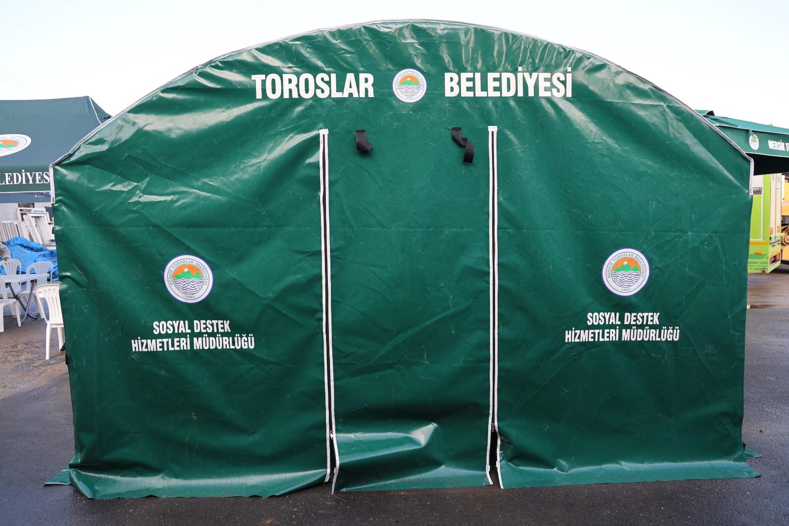 TOROSLAR BELEDİYESİ ZOR GÜNLERDE DE VATANDAŞLARIN YANINDA