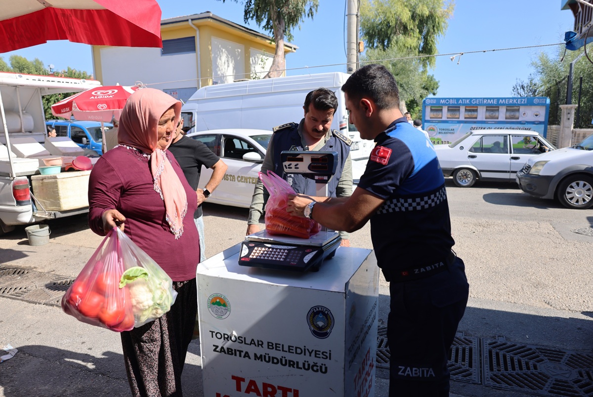 TOROSLAR’IN PAZARLARINDA TARTI KONTROLÜ