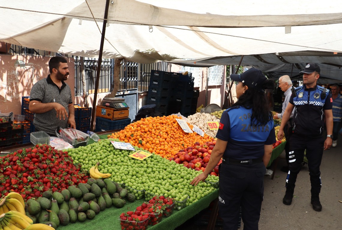 TOROSLAR ZABITASININ SEMT PAZARLARINDA UYGULADIĞI “TARTI KONTROL NOKTASI” TAM NOT ALDI