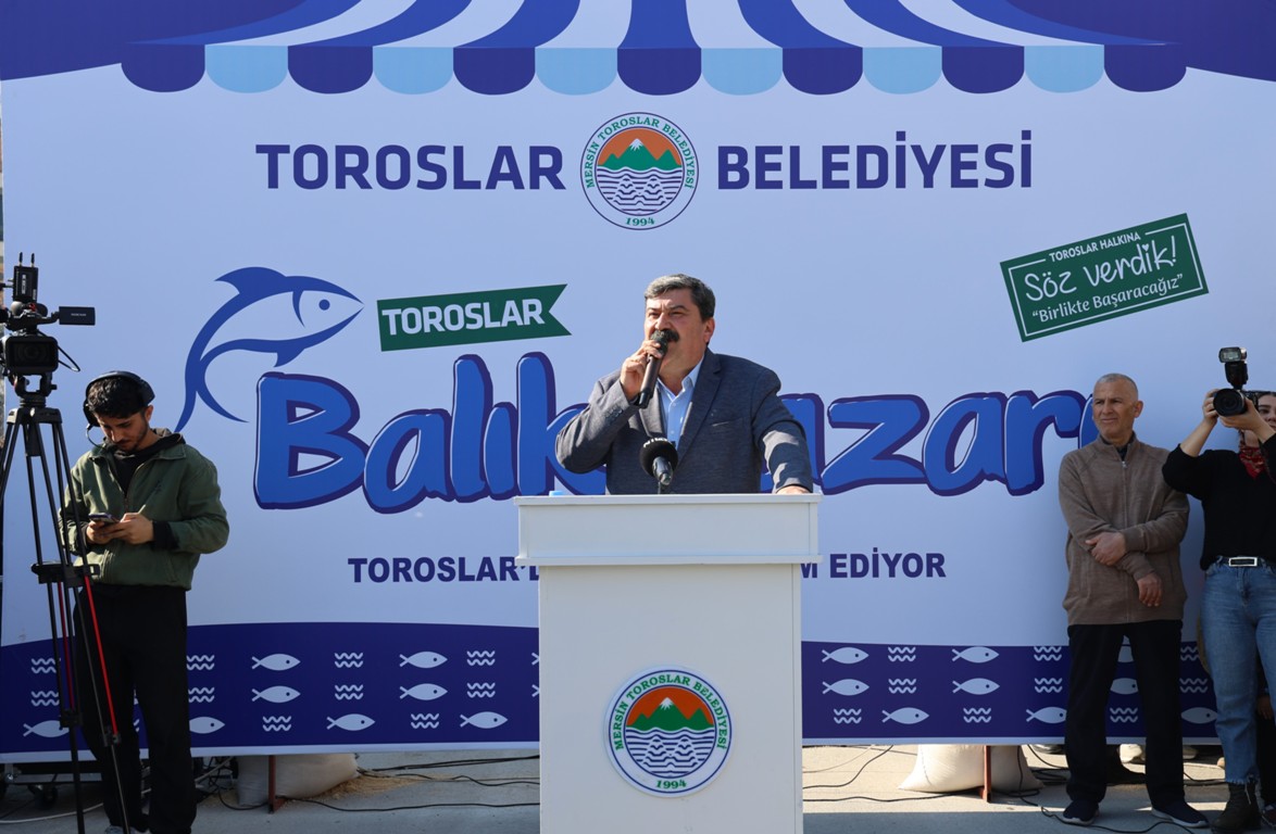 TOROSLAR’IN İLK BALIK PAZARI HİZMETE AÇILDI