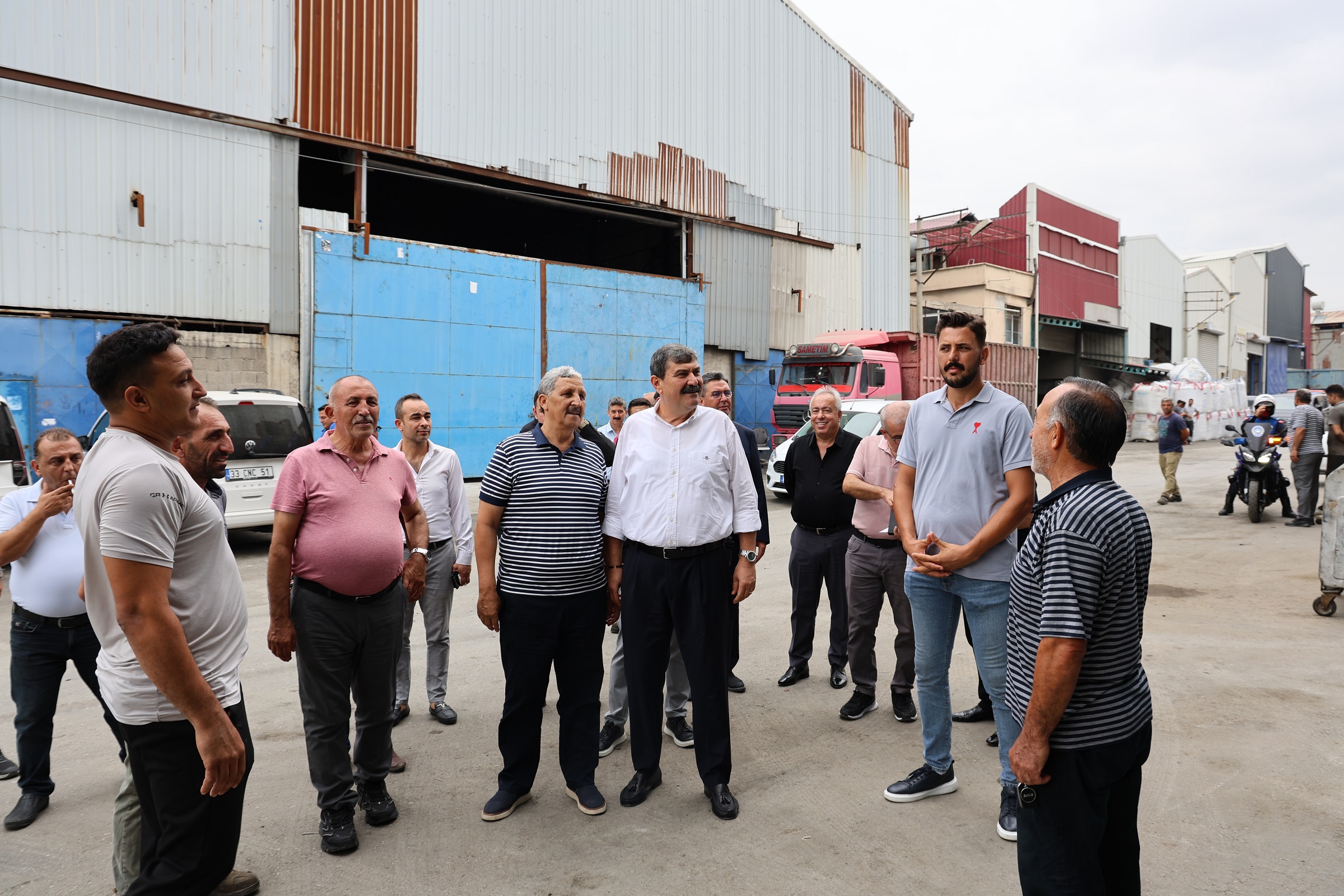 BAŞKAN YILDIZ, HURDACI ESNAFIYLA BULUŞTU - Görsel 7