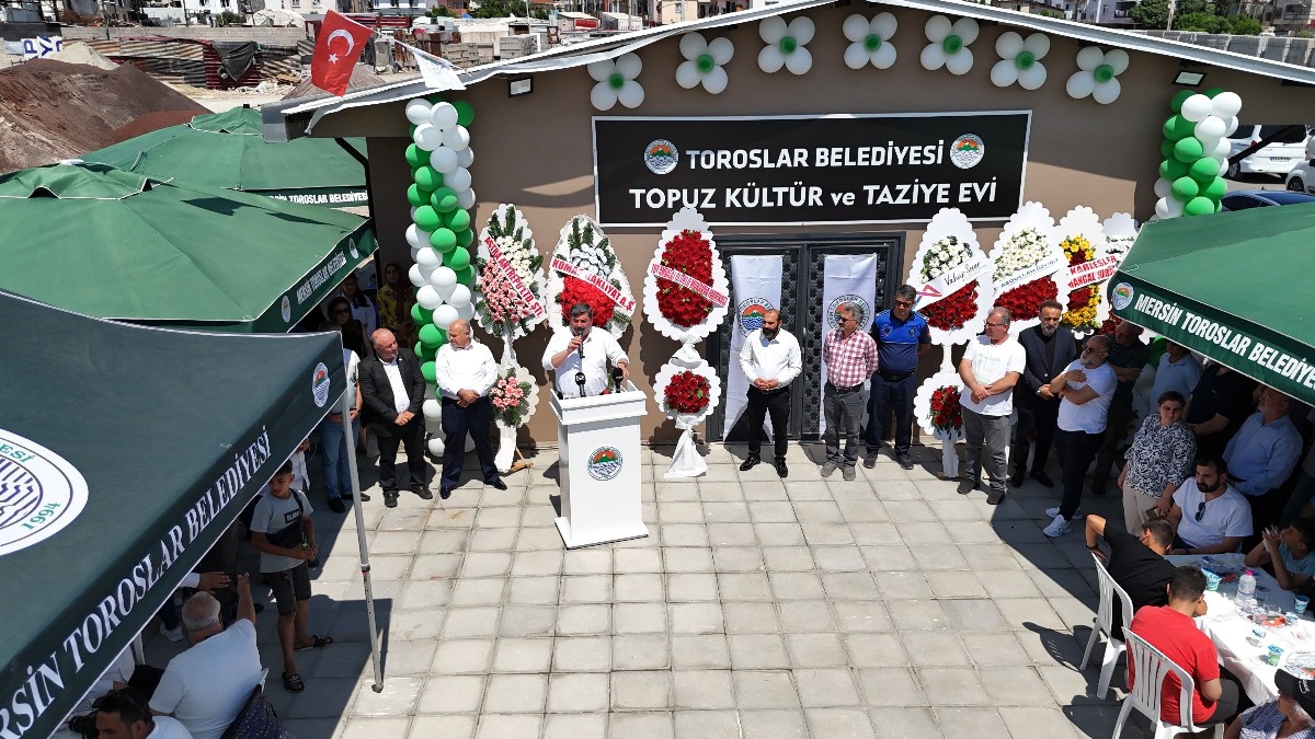 TOROSLAR BELEDİYESİ DEMİRTAŞ MAHALLESİ’NDE TAZİYE EVİ AÇTI