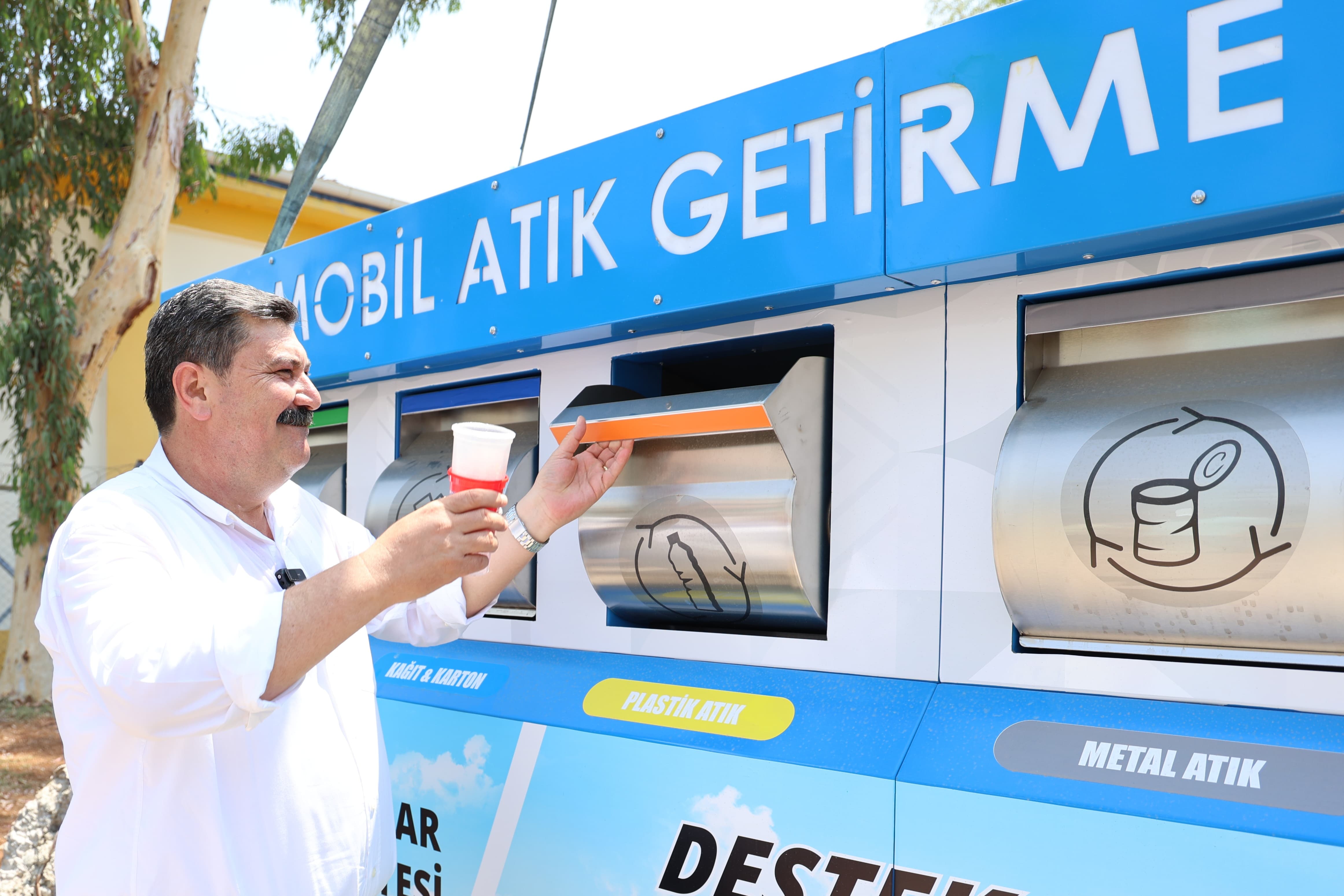 TOROSLAR’DA SIFIR ATIK SEFERBERLİĞİ: MOBİL ATIK GETİRME MERKEZİ MAHALLELERDE