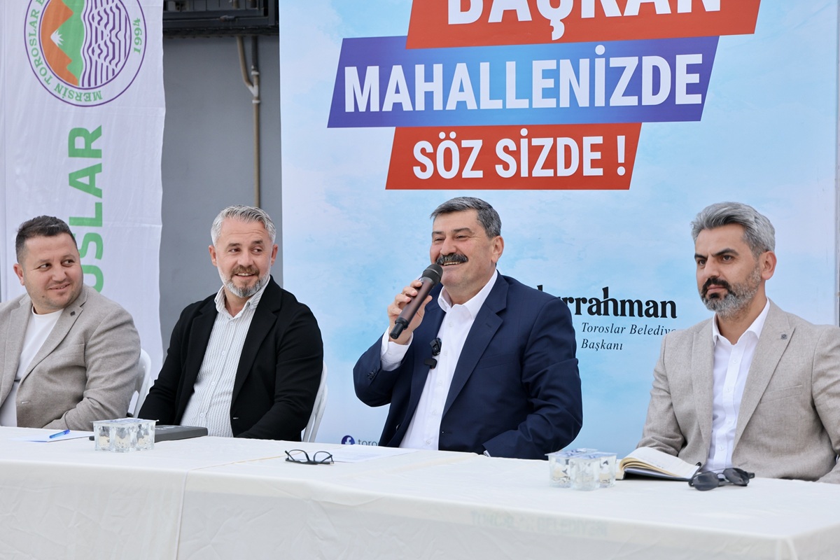 TOROSLAR’DA MAHALLE ODAKLI BELEDİYECİLİK: BAŞKAN YILDIZ VATANDAŞLA BİREBİR TEMASTA