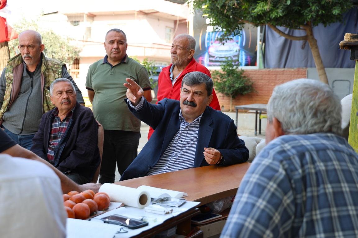 BAŞKAN ABDURRAHMAN YILDIZ, ÇAVUŞLU’DA ESNAF VE VATANDAŞLARLA BULUŞTU