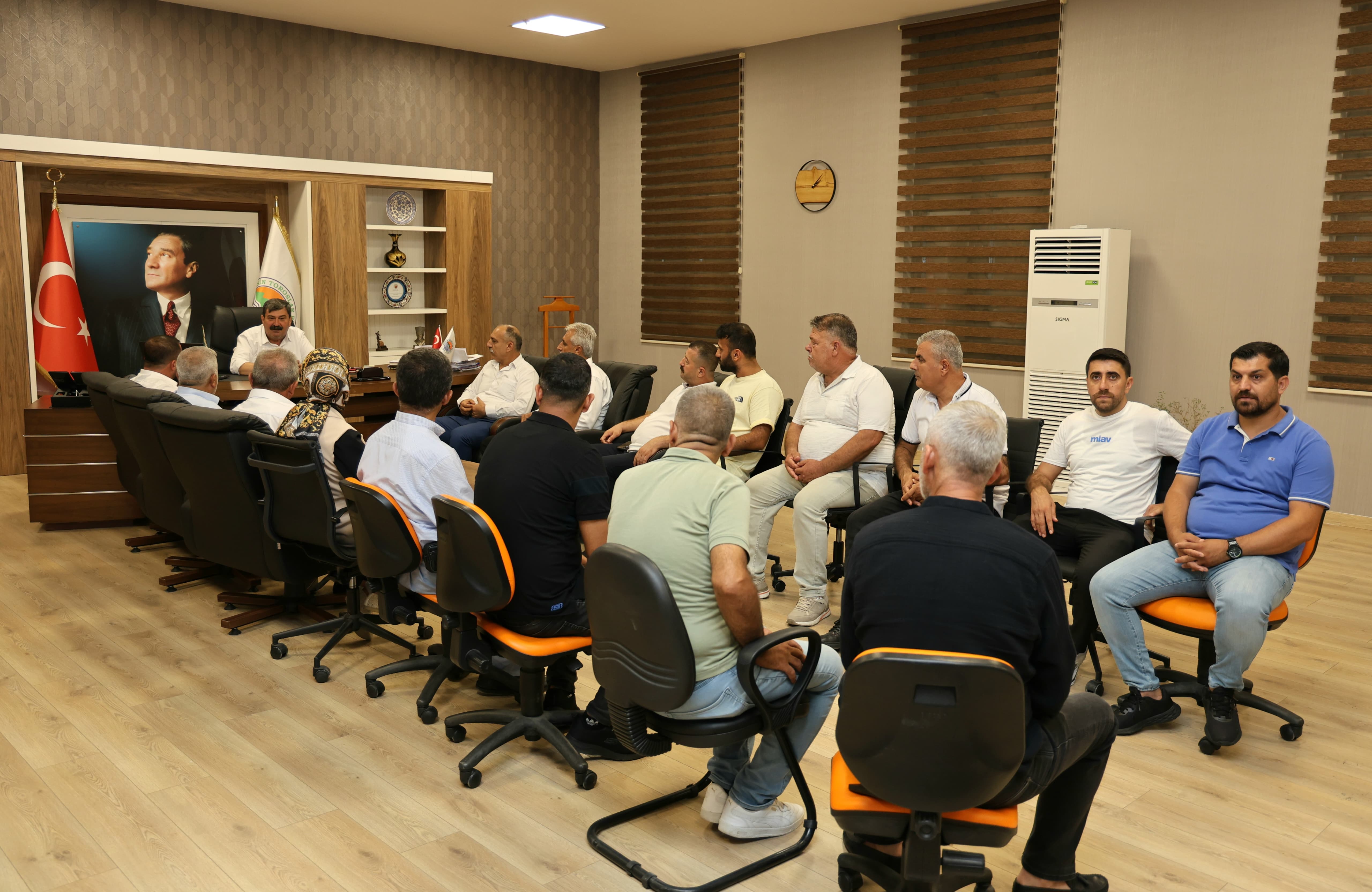 PAZARCILAR ESNAF ODASINDAN BAŞKAN YILDIZ’A ZİYARET