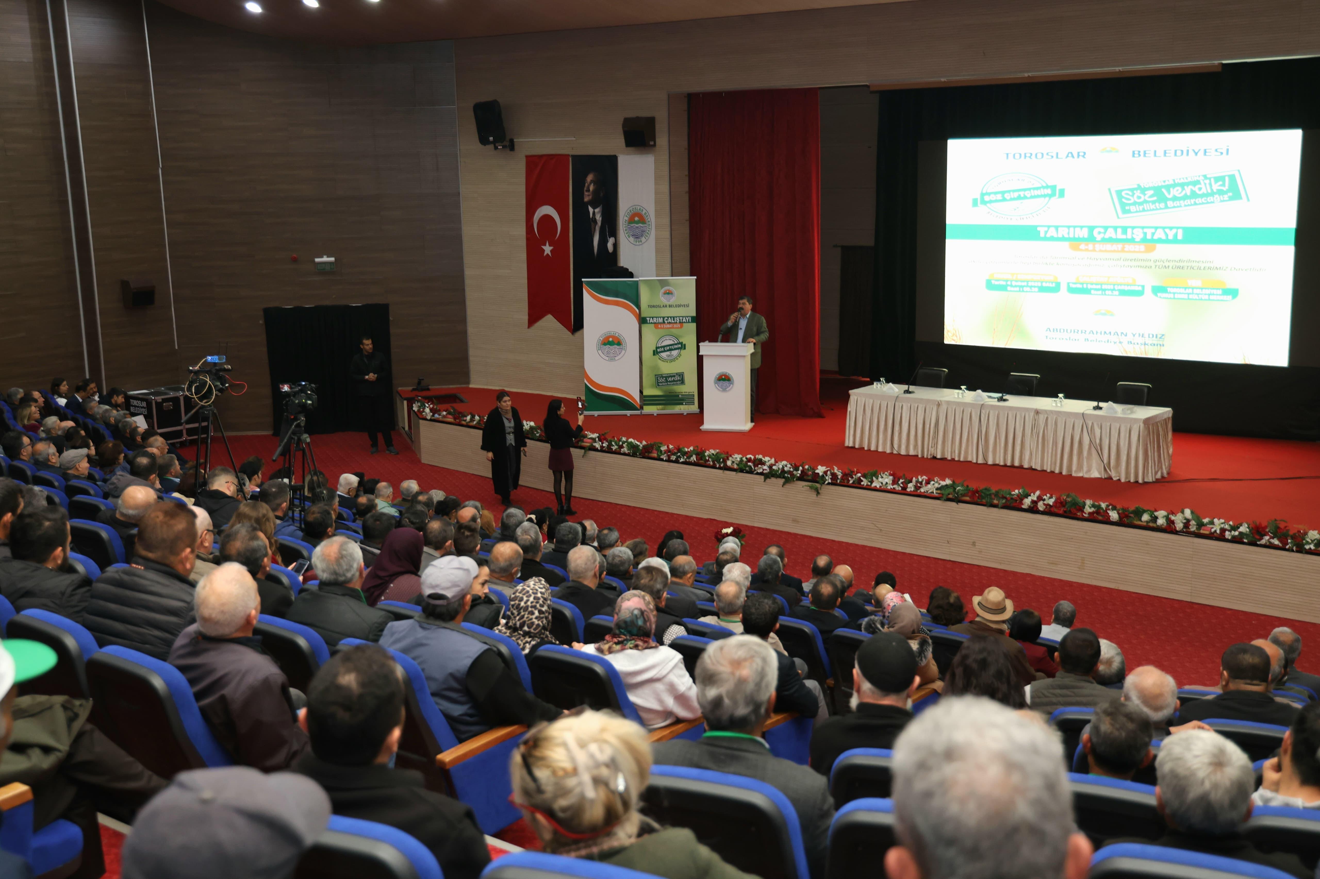 TARIM ÇALIŞTAYI ÇİFTÇİLERİ VE UZMANLARI BULUŞTURDU