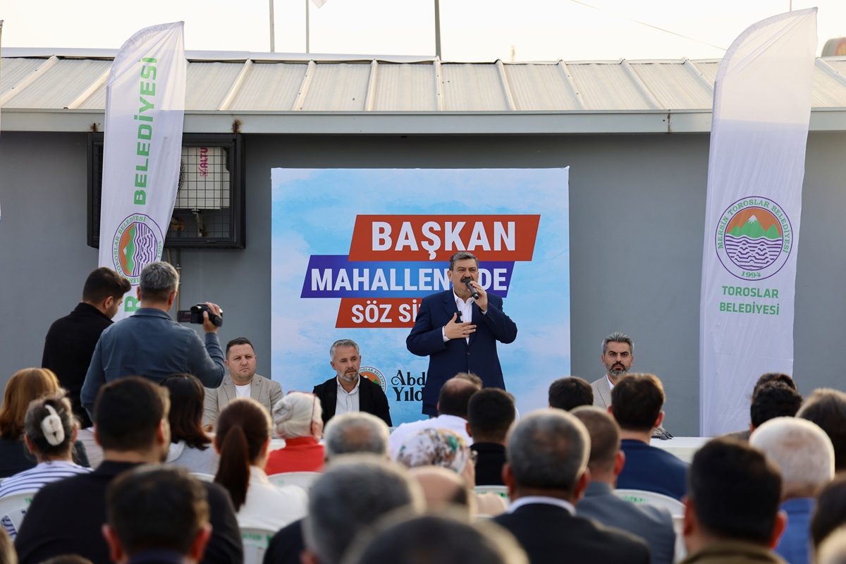TOROSLAR’DA MAHALLE ODAKLI BELEDİYECİLİK: BAŞKAN YILDIZ VATANDAŞLA BİREBİR TEMASTA