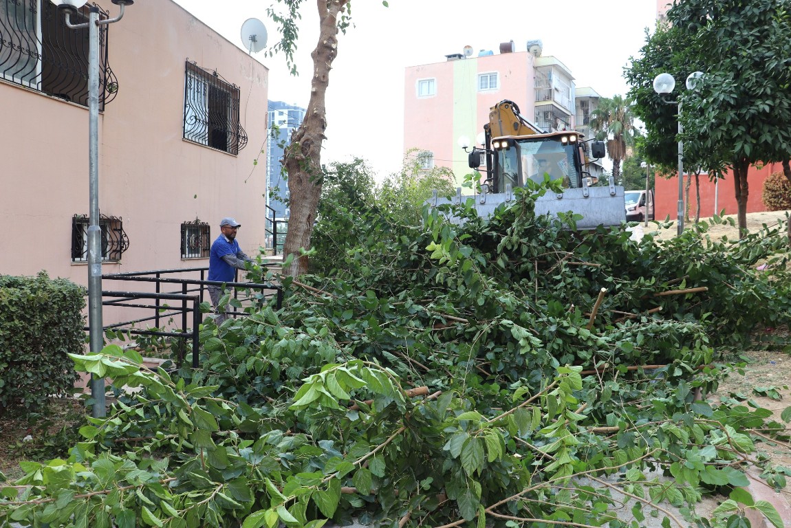 TOROSLAR BELEDİYESİ PARK VE YEŞİL ALANLARDA ÇALIŞMALARINI SÜRDÜRÜYOR