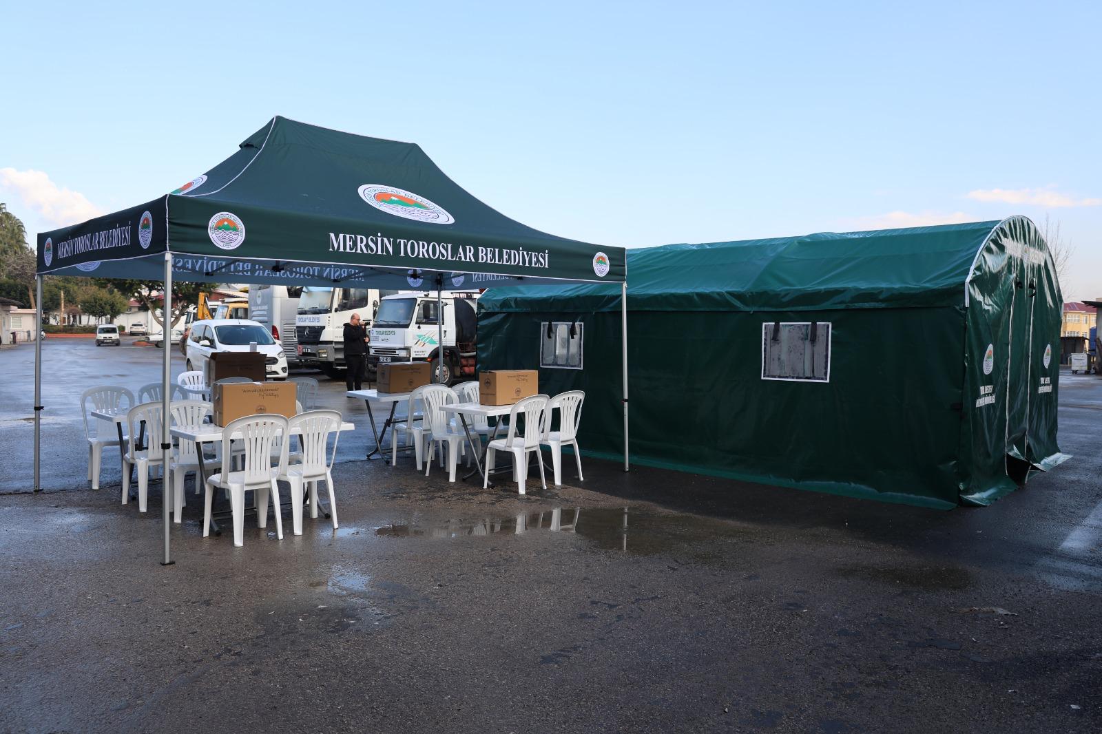 TOROSLAR BELEDİYESİ ZOR GÜNLERDE DE VATANDAŞLARIN YANINDA