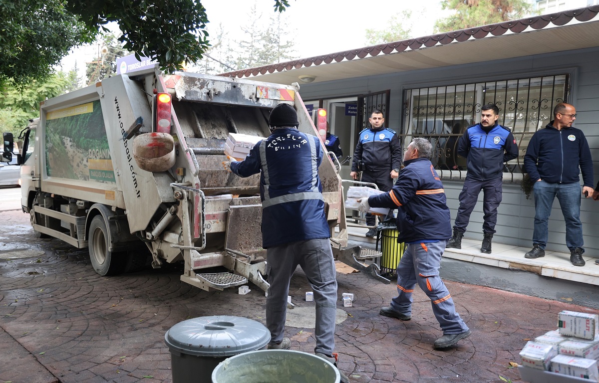 TOROSLAR ZABITASINDAN HALK SAĞLIĞINI TEHDİT EDEN MERDİVEN ALTI ÜRETİME DARBE
