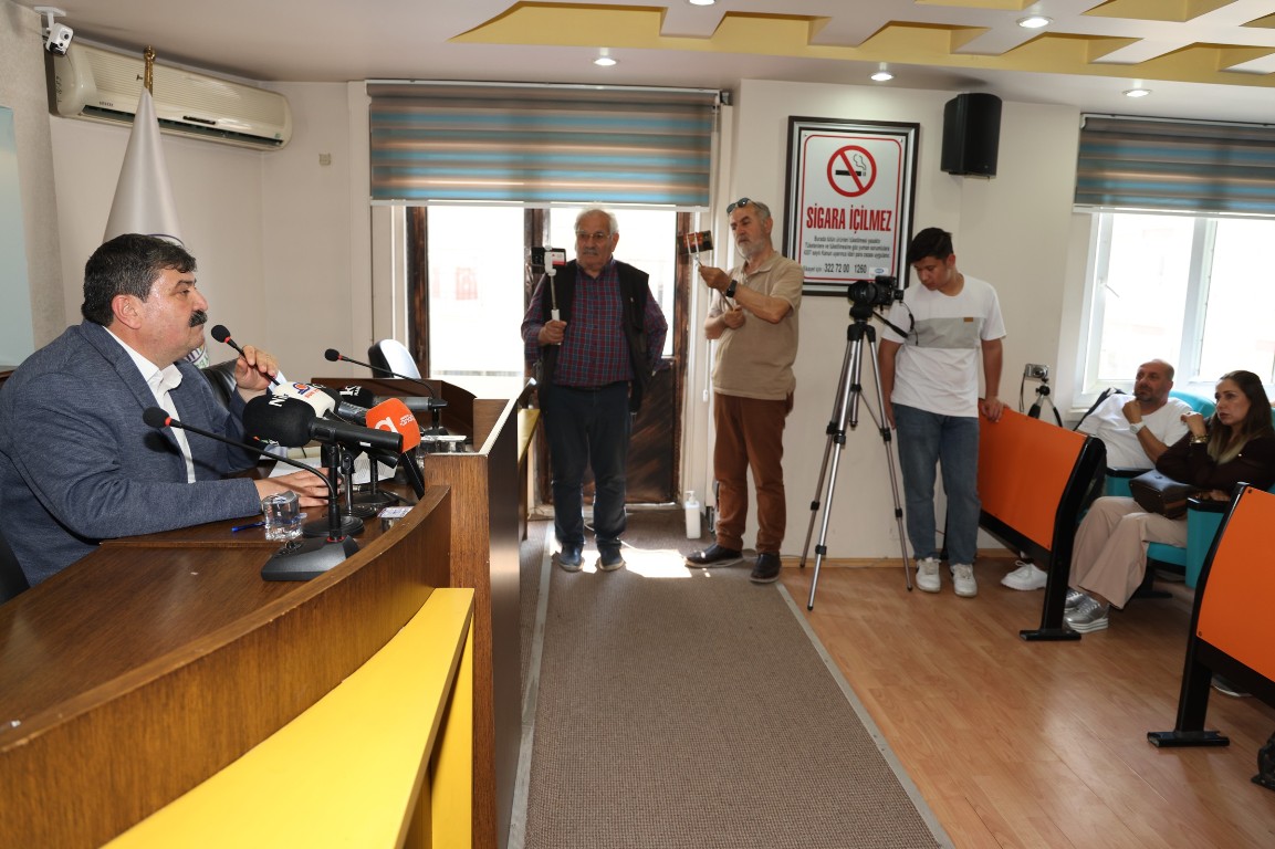 BAŞKAN YILDIZ, BASIN MENSUPLARIYLA BİR ARAYA GELDİ