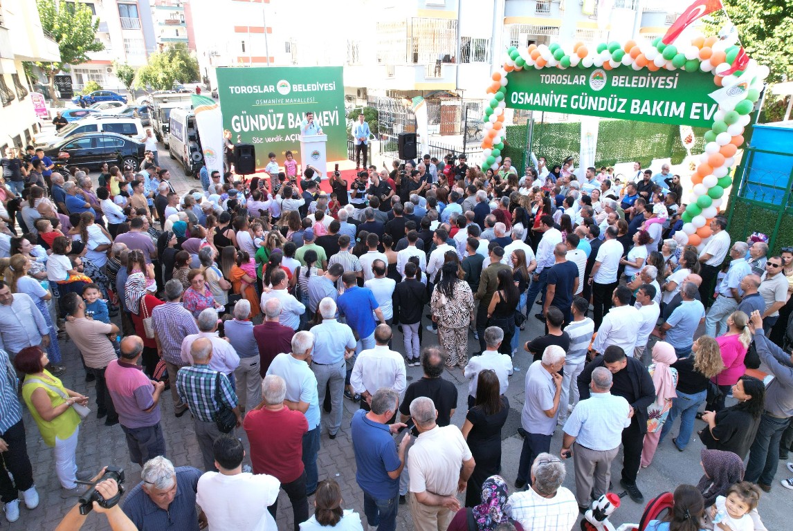 TOROSLAR BELEDİYESİ İLK ÇOCUK GÜNDÜZ BAKIMEVİNİ AÇTI