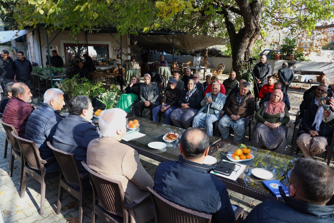 TOROSLAR BELEDİYE BAŞKANI YILDIZ, KIRSAL MAHALLELERDE YURTTAŞLARLA BULUŞTU