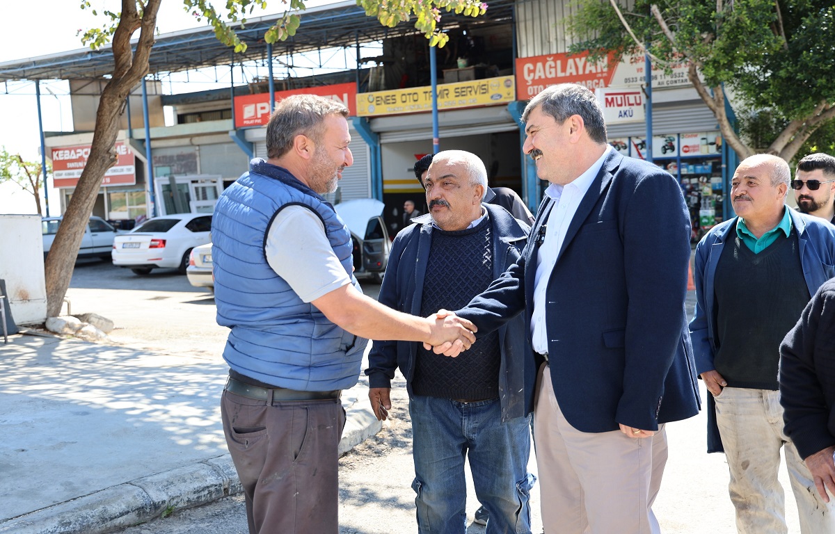 BAŞKAN YILDIZ, KÜÇÜK SANAYİ ESNAFIYLA BULUŞTU: “TOROSLAR ÜRETİMLE BÜYÜYECEK”