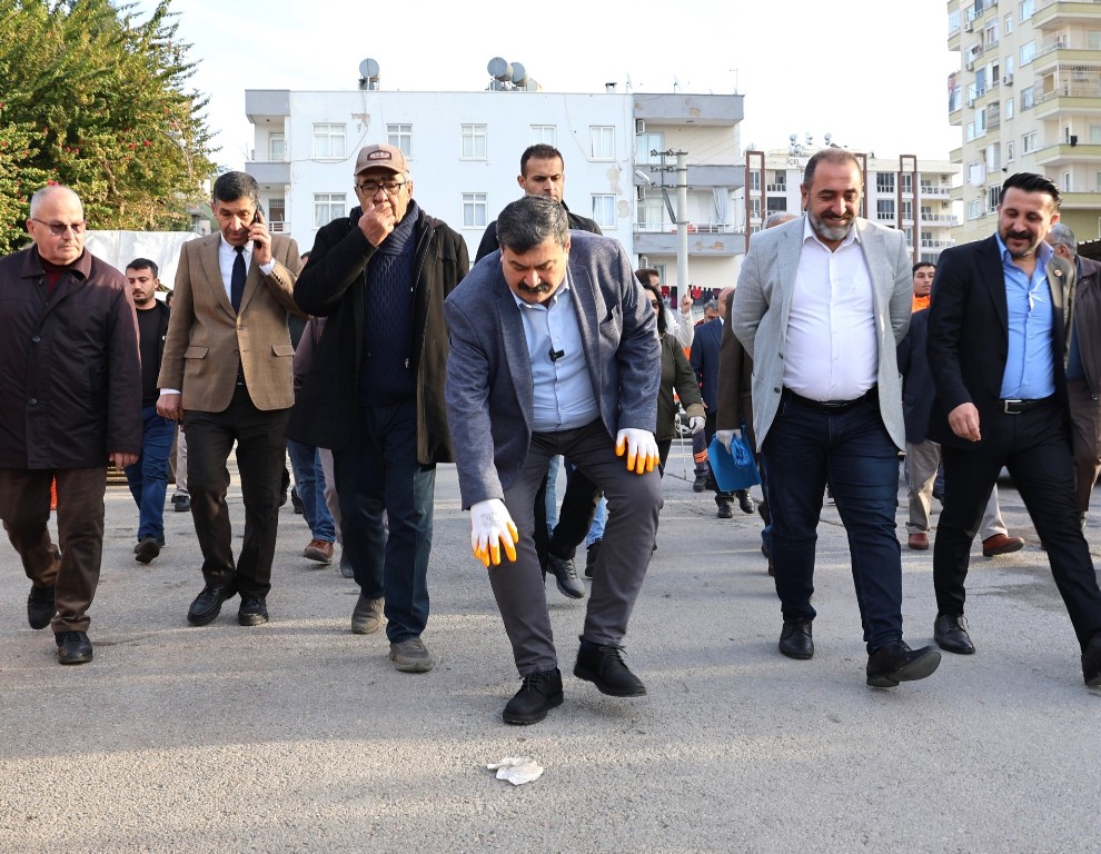 TOROSLAR BELEDİYESİNİN TEMİZLİK KAMPANYASI SÜRÜYOR