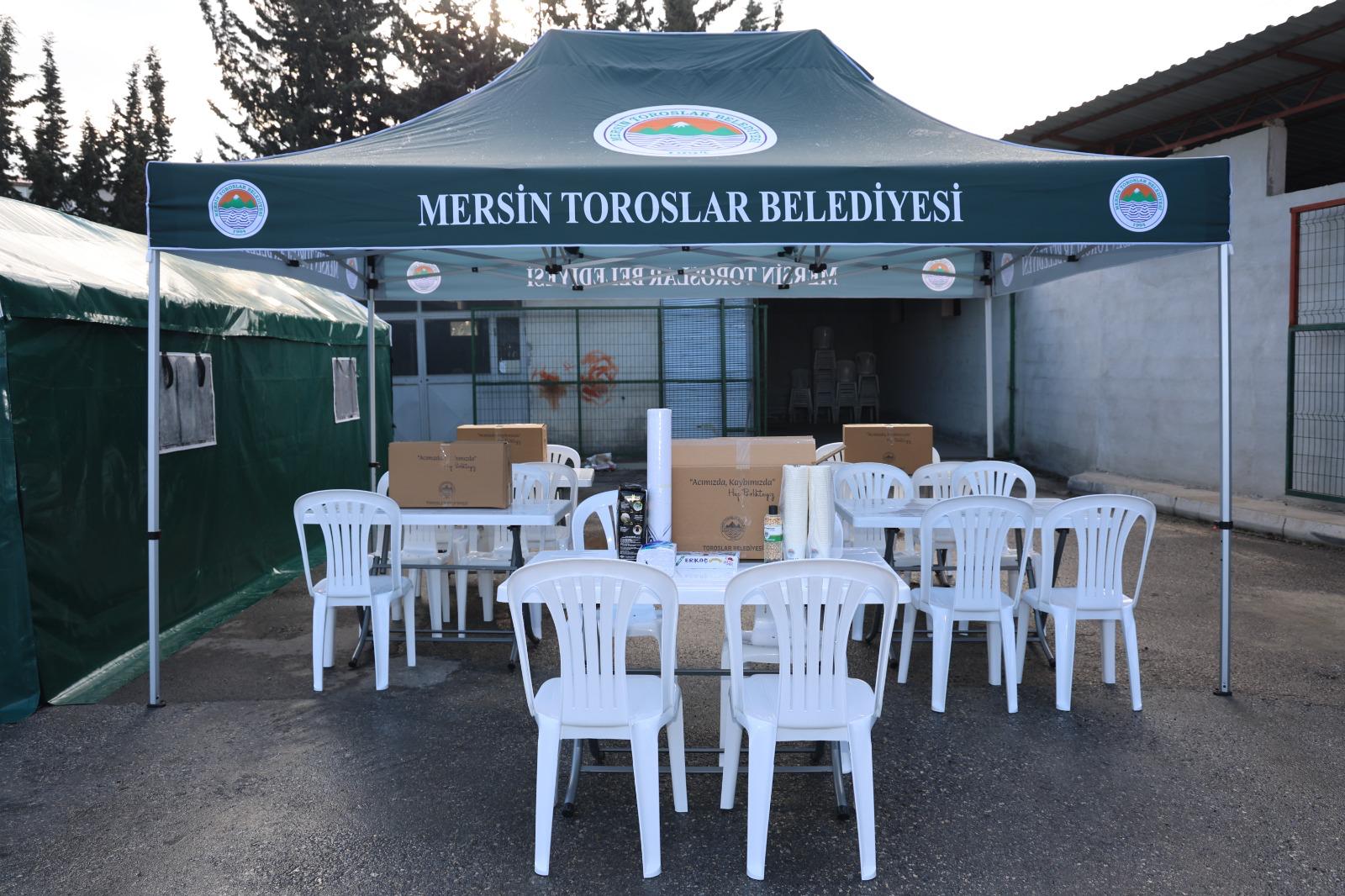TOROSLAR BELEDİYESİ ZOR GÜNLERDE DE VATANDAŞLARIN YANINDA