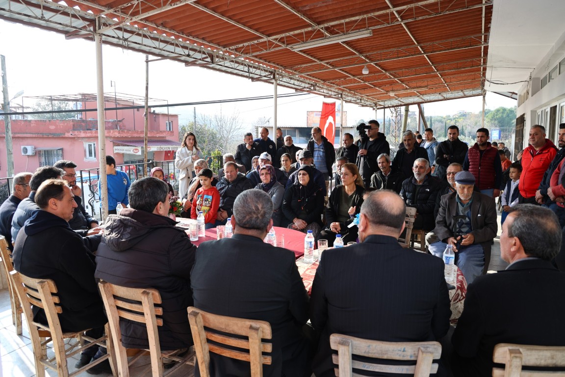 TOROSLAR BELEDİYE BAŞKANI YILDIZ, KIRSAL MAHALLELERDE YURTTAŞLARLA BULUŞTU